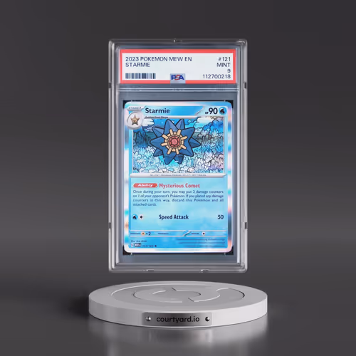 2023 Pokémon Mew EN-151 #121 Starmie (PSA 9 MINT)