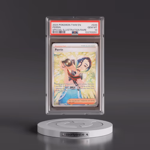 2024 Pokémon Twm EN-Twilight Masquerade #220 Perrin - Special Illustration Rare (PSA 10 GEM MINT)