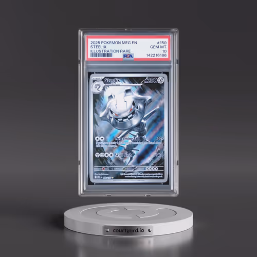2025 Pokémon Meg EN-Mega Evolution #150 Steelix - Illustration Rare (PSA 10 GEM MINT)