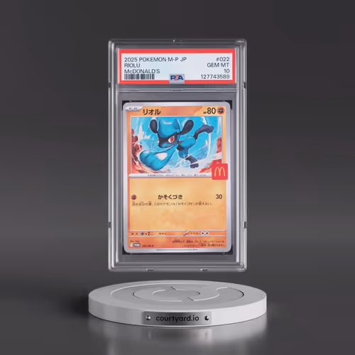 2025 Pokémon M-P Promo #022 Riolu - McDonald's (PSA 10 GEM MINT)