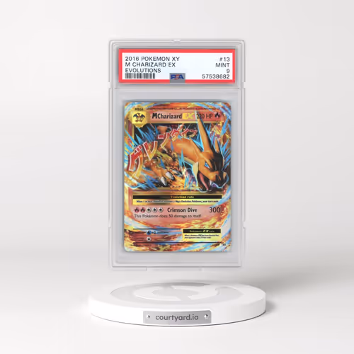 2016 Pokémon XY Evolutions #13 M Charizard EX - Holo (PSA 9 MINT)