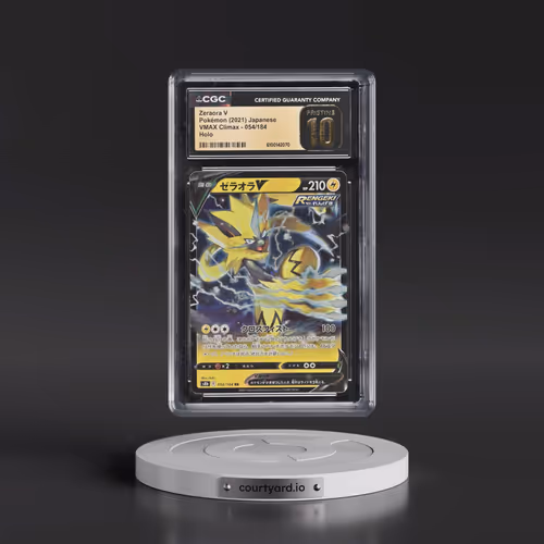 2021 VMAX Climax #054/184 Zeraora V - Holo (CGC 10 PRISTINE)
