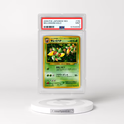 2000 Pokémon Neo #182 Bellossom - Holo (PSA 9 MINT)