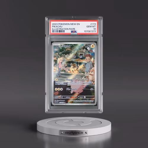 2023 Pokémon Mew EN-151 #173 Pikachu - Illustration Rare (PSA 10 GEM MINT)