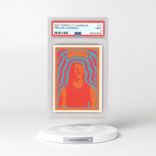 2021 Topps X Trevor Lawrence #47 Trevor Lawrence (PSA 9 MINT)
