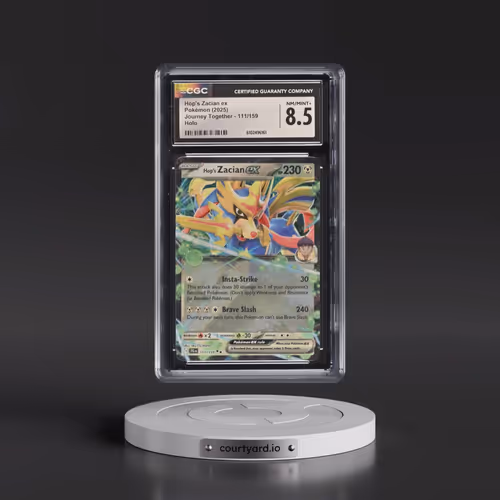 2025 Pokémon Jtg EN-Journey Together #111 Hop's Zacian EX - Holo (CGC 8.5 NM-MT+)