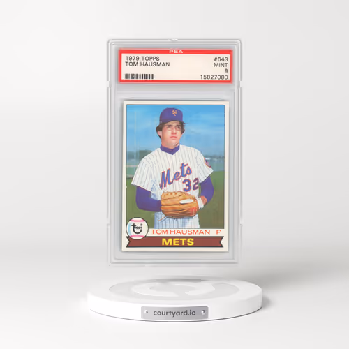 1979 Topps #643 Tom Hausman (PSA 9 MINT)