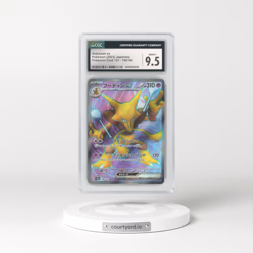 2023 Japanese Pokémon 151 #190 Alakazam EX - Full Art Holo (CGC 9.5 MINT+)