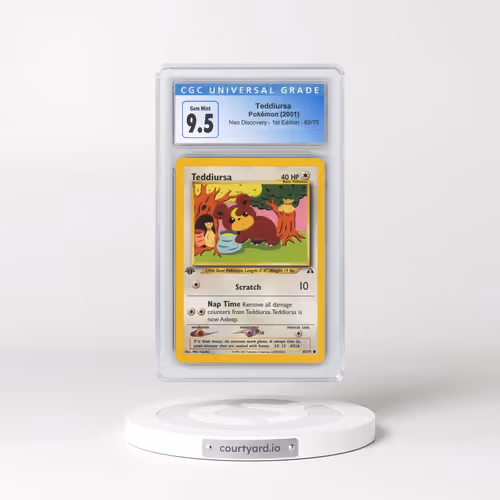 2001 Neo Discovery #65/75 Teddiursa - 1st Edition (CGC 10 GEM MINT)