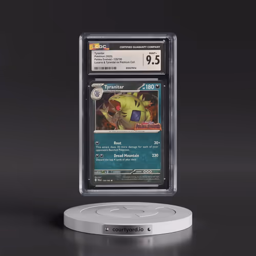 2023 Paldea Evolved - PAL EN #135/193 Tyranitar - Lucario & Tyranitar ex Premium Collection (Set