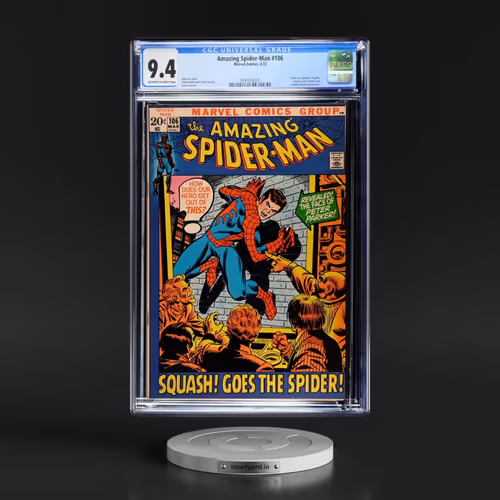 Amazing Spider-Man #106 CGC 9.4 Off-white to White Pages (Marvel Comics, 3/72)