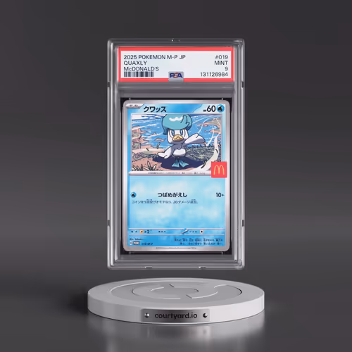 2025 Pokémon M-P Promo #019 Quaxly - McDonald's (PSA 9 MINT)