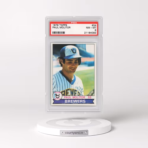 1979 Topps #24 Paul Molitor (PSA 8 NM-MT)