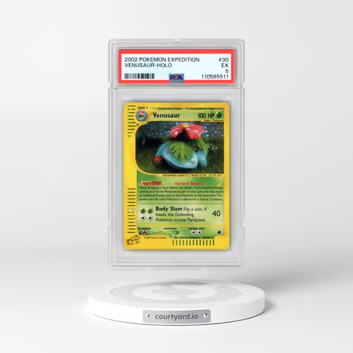 2002 Pokémon Expedition #30 Venusaur - Holo (PSA 5 EX)