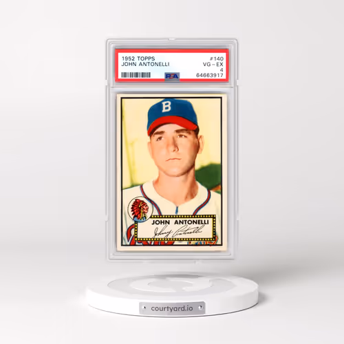 1952 Topps #140 John Antonelli (PSA 4 VG-EX)