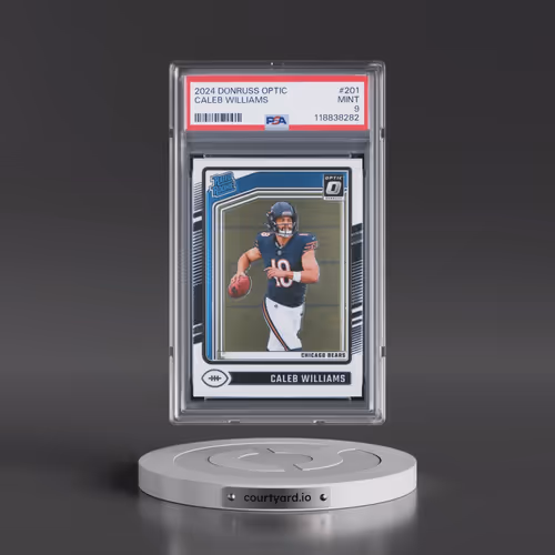 2024 Panini Donruss Optic #201 Caleb Williams (PSA 9 MINT)