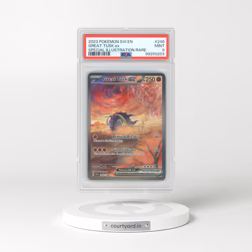 2023 Pokémon Svi EN-Scarlet & Violet #246 Great Tusk EX - Holo Special Illustration Rare (PSA 9 MINT