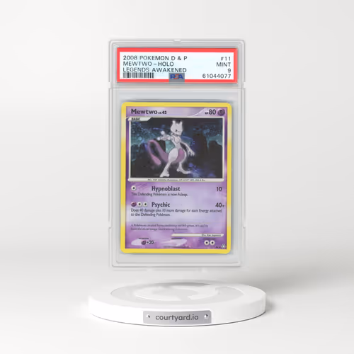 2008 Pokémon Diamond & Pearl Legends Awakened #11 Mewtwo - Holo (PSA 9 MINT)