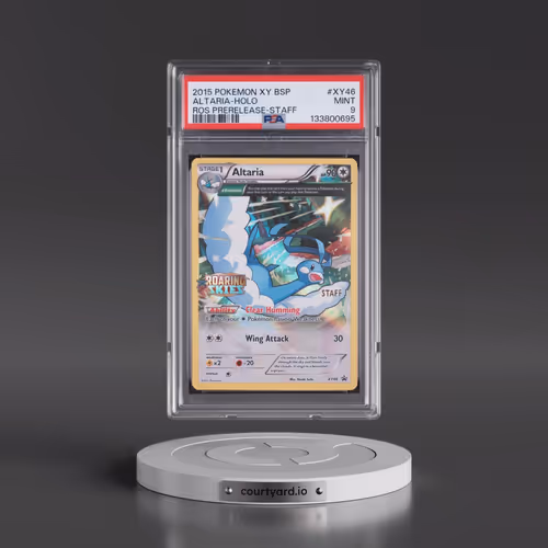 2015 Pokémon XY Black Star Promos #XY46 Altaria - Holo Roaring Skies Prerelease-Staff (PSA 9 MINT)