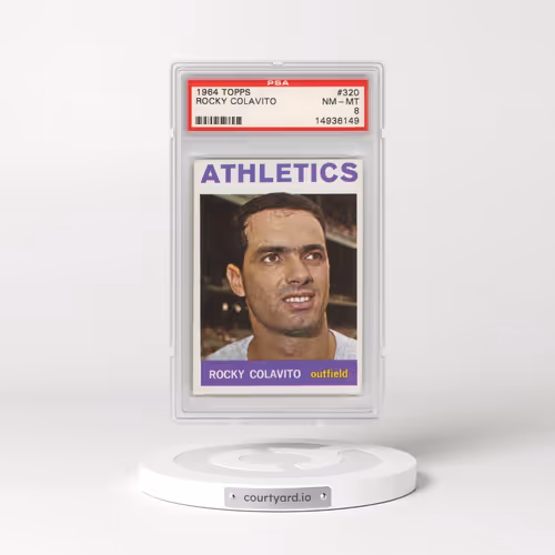 1964 Topps #320 Rocky Colavito (PSA 8 NM-MT)