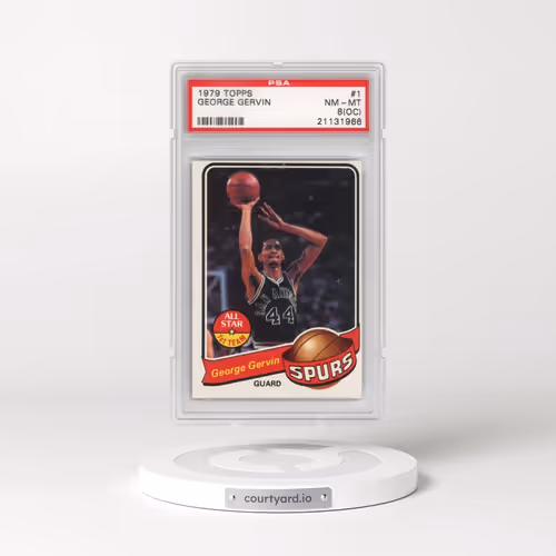 1979 Topps #1 George Gervin (PSA 8 NM-MT)
