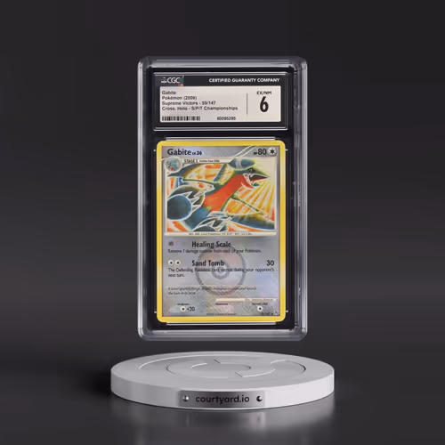 2009 Supreme Victors #59/147 Gabite - State/Province/Territory Championships Crosshatch Holo (Cross.