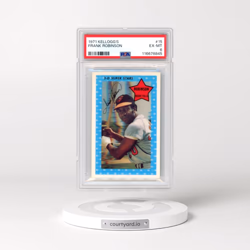 1971 Kellogg's #15 Frank Robinson (PSA 6 EX-MT)