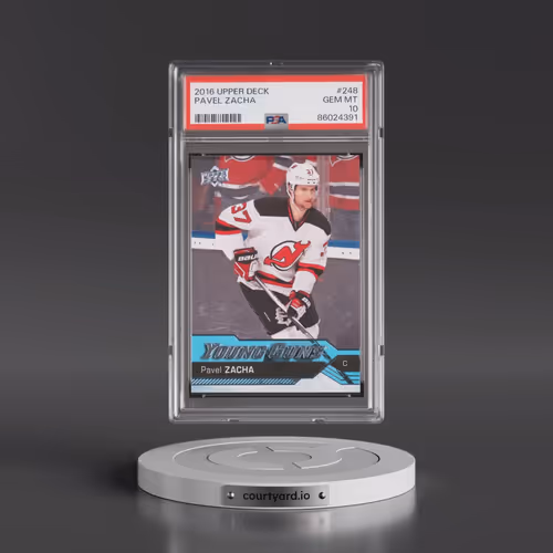 2016 Upper Deck #248 Pavel Zacha (PSA 10 GEM MINT)