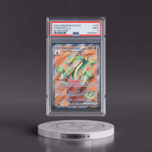2024 Pokémon Scr EN-Stellar Crown #156 Hydrapple EX - Holo Ultra Rare (PSA 9 MINT)