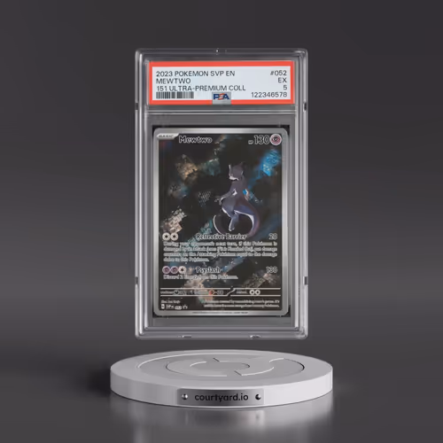 2023 Pokémon Svp EN-SV Black Star Promo #052 Mewtwo - 151 Ultra-Premium Collection (PSA 5 EX)