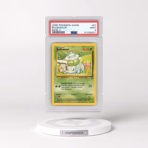 2000 Pokémon Game Base II #67 Bulbasaur (PSA 9 MINT)