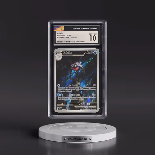 2024 Paldean Fates - PAF EN #225/091 Palafin - Illustration Rare Holo (CGC 10 GEM MINT)