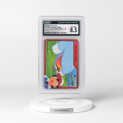 2000 Gold and Silver Anime Series #48 Quagsire and Ash - Part 2 (CGC 8.5 NM-MT+)
