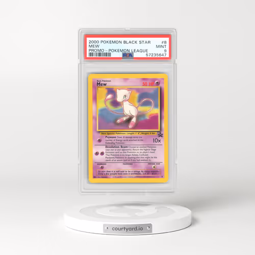 2000 Black Star Promo #8 Mew (PSA 9 MINT)