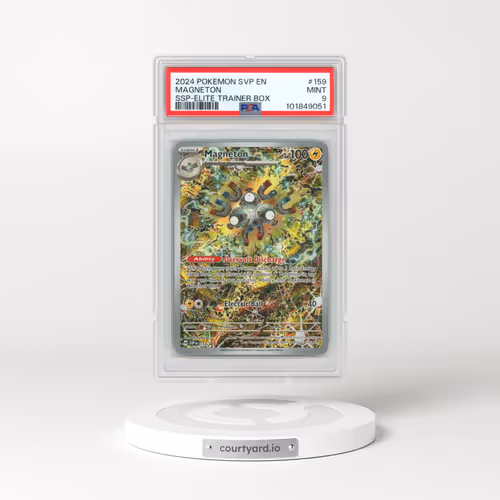 2024 Pokémon Svp EN-SV Black Star Promo #159 Magneton - Surging Sparks Elite Trainer Box (PSA 9 MINT)