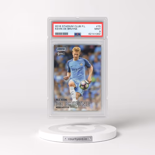 2016 Stadium Club Premier League #75 Kevin de Bruyne (PSA 9 MINT)