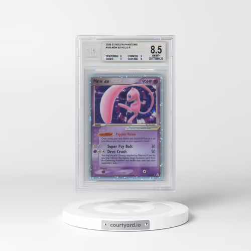 2006 Pokémon EX Holon Phantoms #100 Mew EX - Holo Holo (BGS 8.5 NM-MT+)