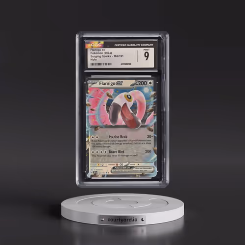 2024 Surging Sparks - SSP EN #160/191 Flamigo ex - Holo (CGC 9 MINT)