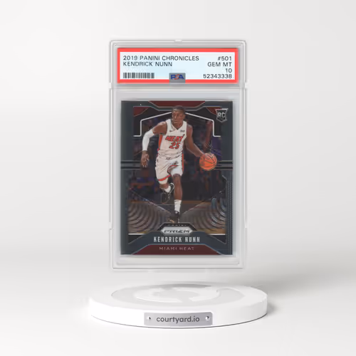 2019 Panini Chronicles #501 Kendrick Nunn (PSA 10 GEM MINT)