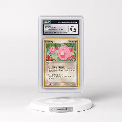 2005 EX Unseen Forces #20/115 Chansey (CGC 9.5 MINT+)