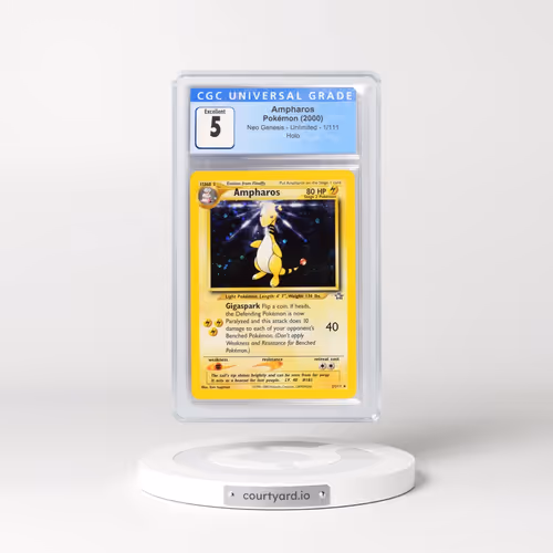 2000 Neo Genesis #1/111 Ampharos - Holo (CGC 5 EX)