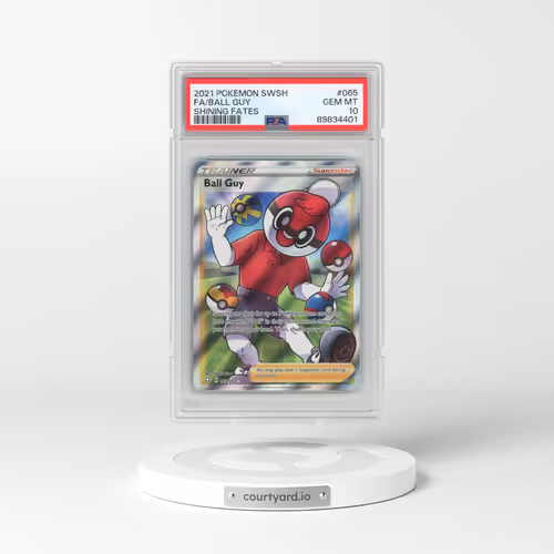 2021 Pokémon Sword & Shield Shining Fates #065 Ball Guy - Full Art (PSA 10 GEM MINT)