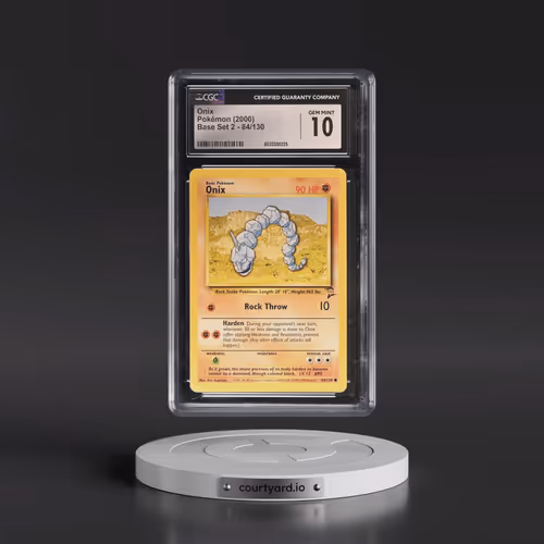 2000 Base Set 2 #84/130 Onix (CGC 10 GEM MINT)
