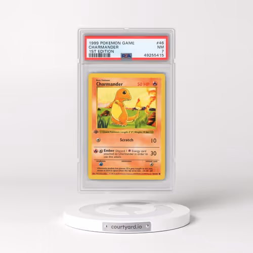 1999 Pokémon Game #46 Charmander - 1st Edition (PSA 7 NM)