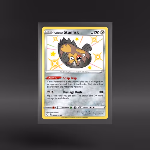 Shining Fates Shiny Vault #SV088/SV122 Galarian Stunfisk