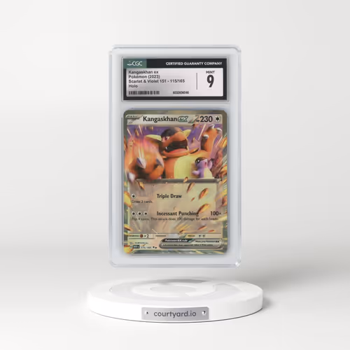 2023 Scarlet & Violet 151 - MEW EN #115/165 Kangaskhan ex (CGC 9 MINT)