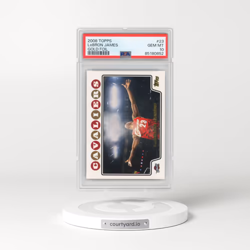 2008 Topps #23 LeBron James - Gold Foil (PSA 10 GEM MINT)