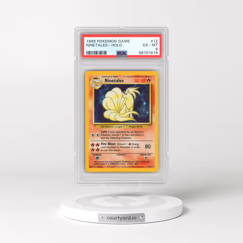 1999 Pokémon Game #12 Ninetales - Holo (PSA 6 EX-MT)