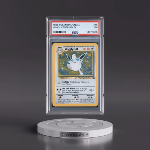 1999 Pokémon Jungle #16 Wigglytuff - Holo (PSA 7 NM)