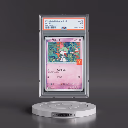 2025 Pokémon M-P Promo #021 Ralts - McDonald's (PSA 7 NM)